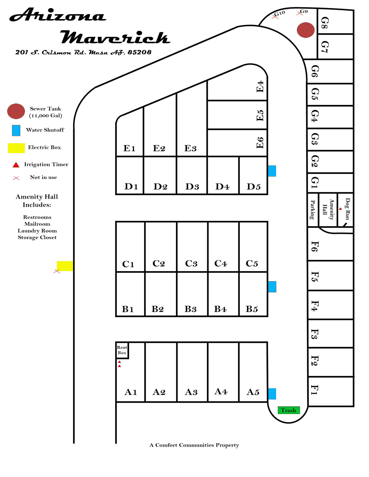 Arizona Maverick Map